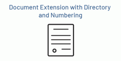 Document-Attachement Extension with Directory and Numbering