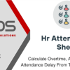 HR Attendance Sheet And Policies