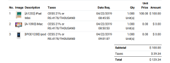 Sale Purchase Image And Sequence
