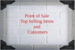 POS - Top Selling Items and Top Customers of Month
