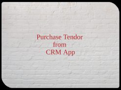 Purchase Agreements / Tendor / Requisition from CRM Opportunity