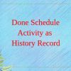 Schedule Activity
