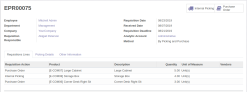 Create Sales Order from Material Requisitions