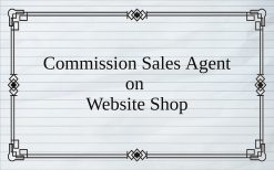 Commission Sales Agent Select on Website Shop