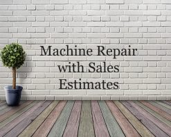 Sales Estimate from Machine Repair Request