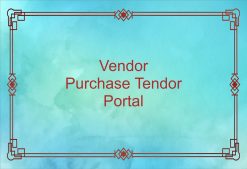 Purchase Tendor Vendor Portal