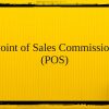 Sales Commission on Point of Sales