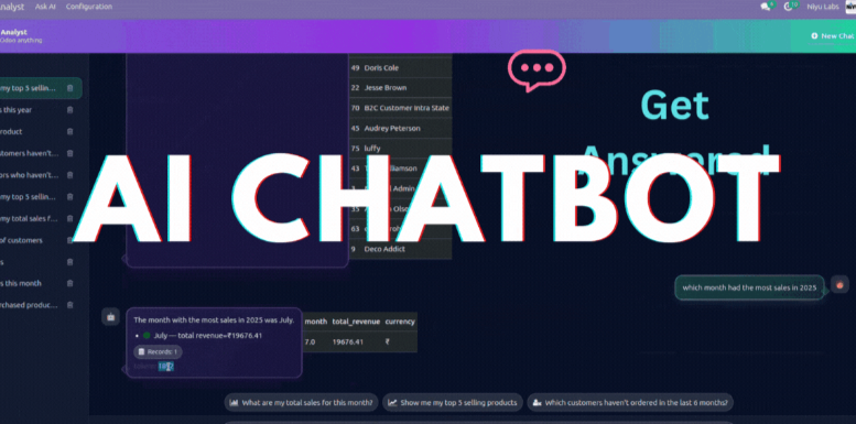 Odoo AI Analyst Chatbot